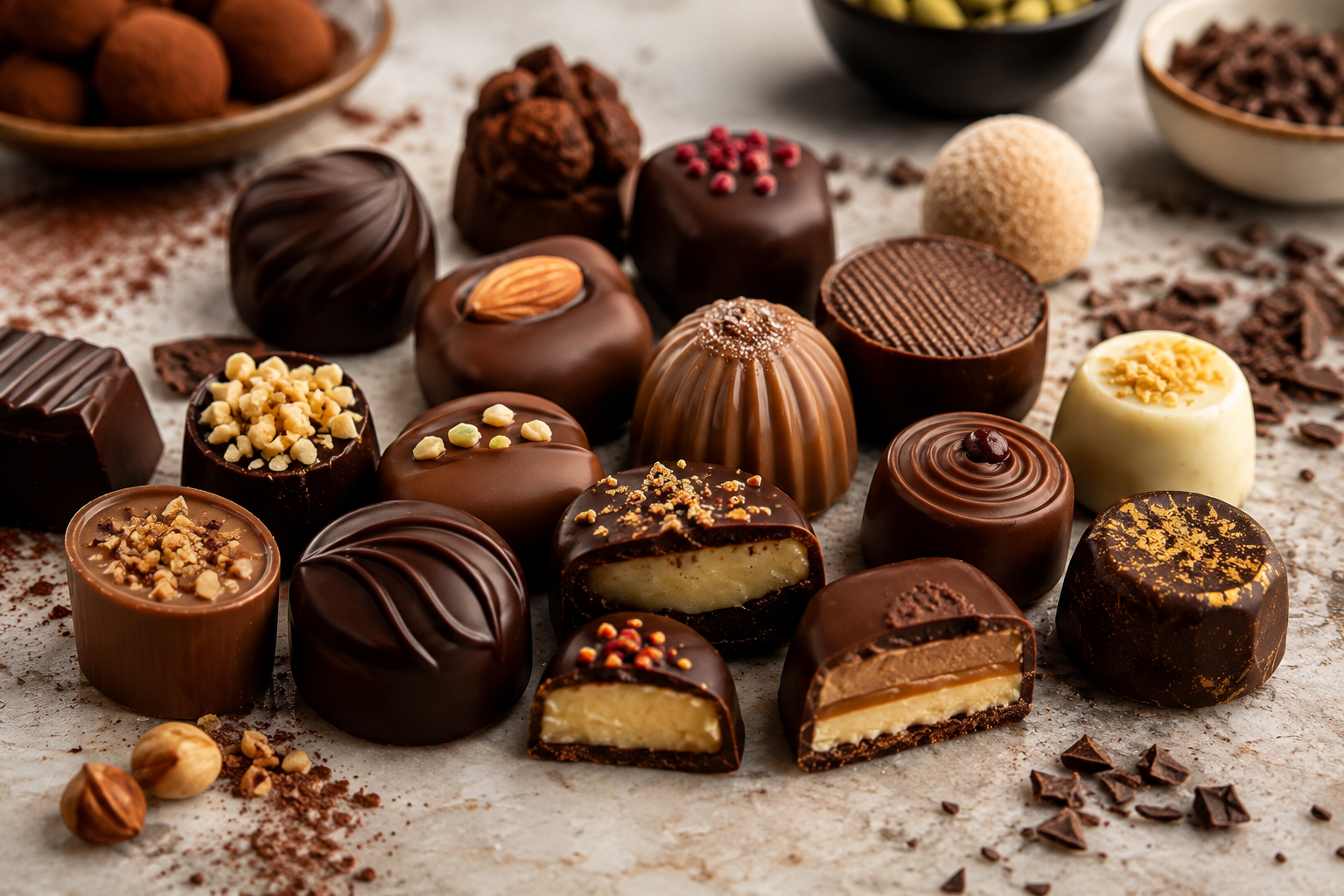 Produkte | Süßigkeiten & Gebäck | Feinste Pralinen