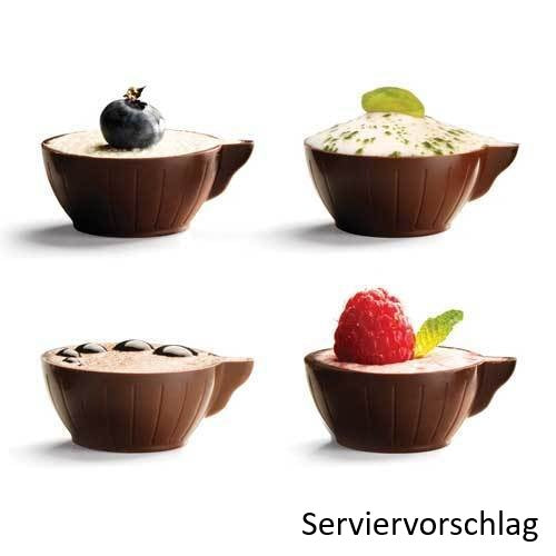 Mini-Kaffeetasse aus Schokolade