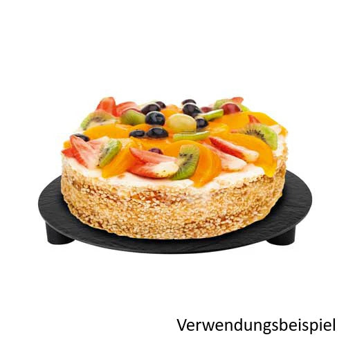 Tortenplatte "Black Snack"
