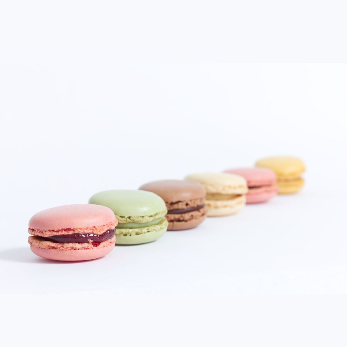Macarons, gefüllt