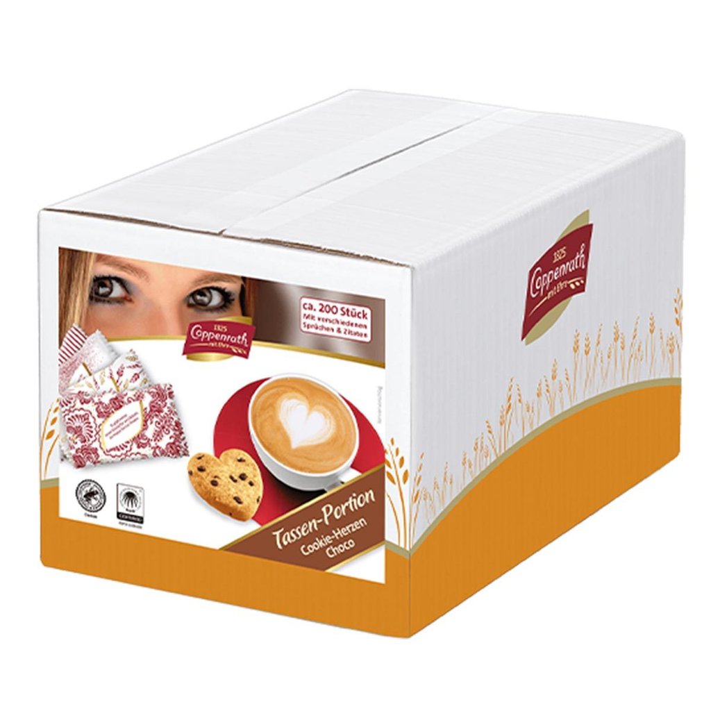 Coppenrath Cookie-Herzen Choco, einzeln verpackt