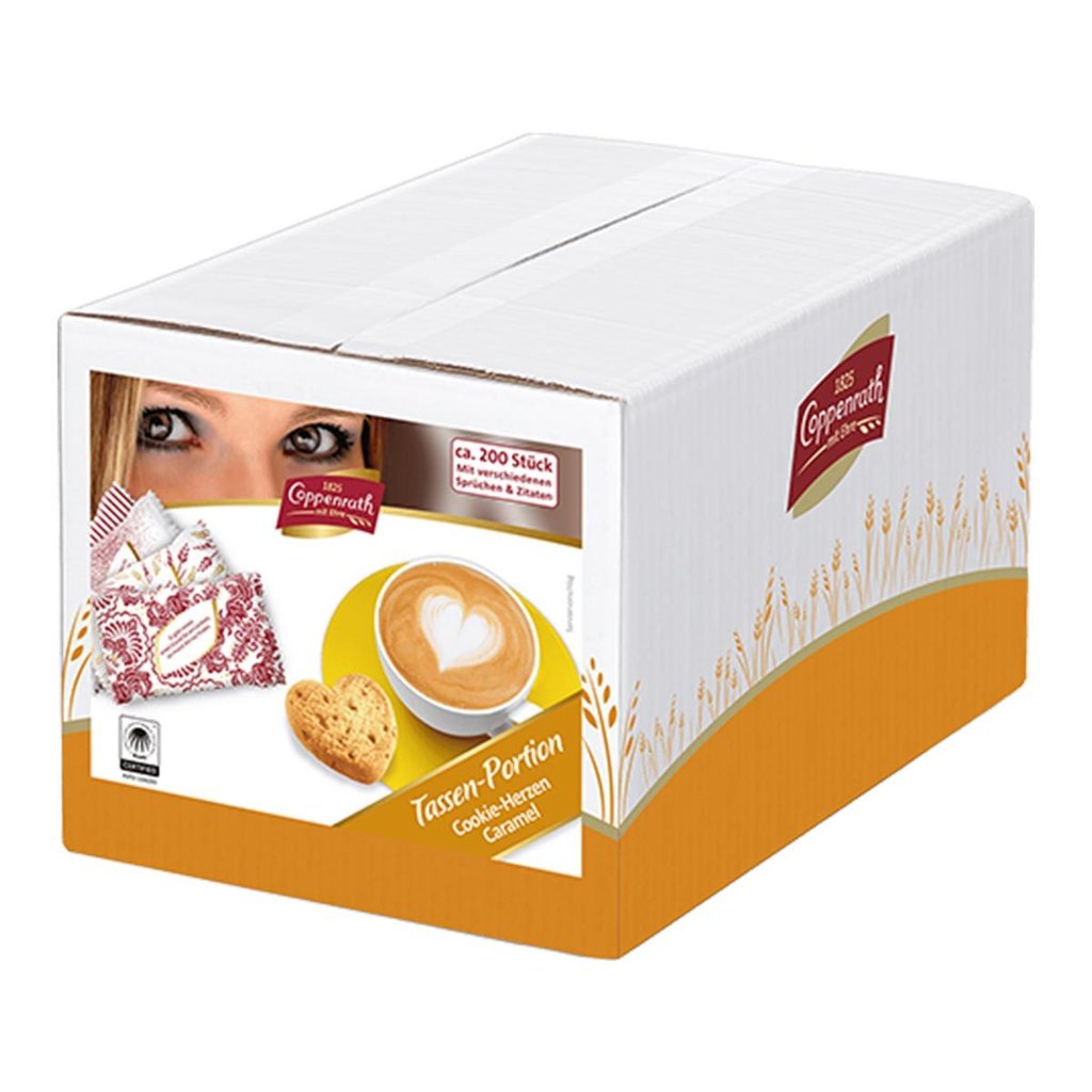 Coppenrath Cookie-Herzen Caramel, einzeln verpackt