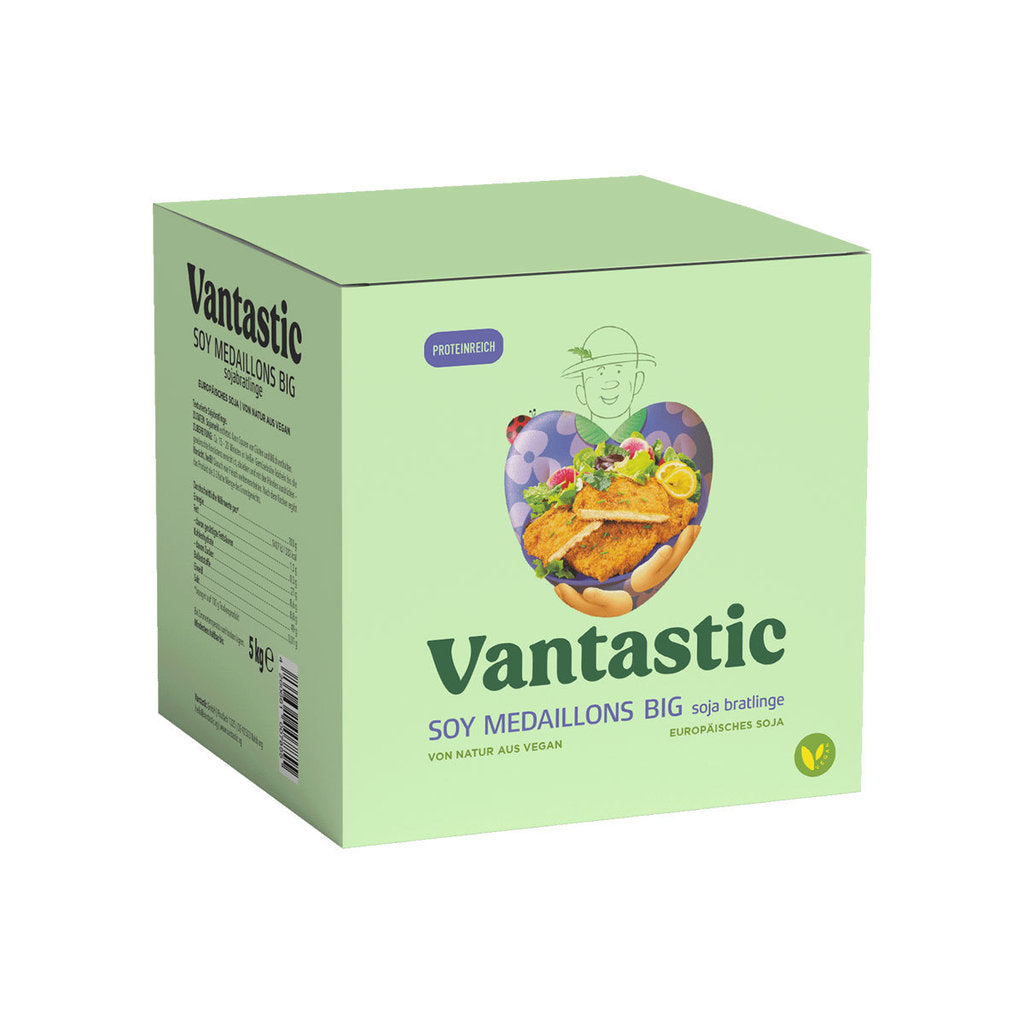 Vantastic "Soy Medaillons Big" Sojabratlinge, 5 kg