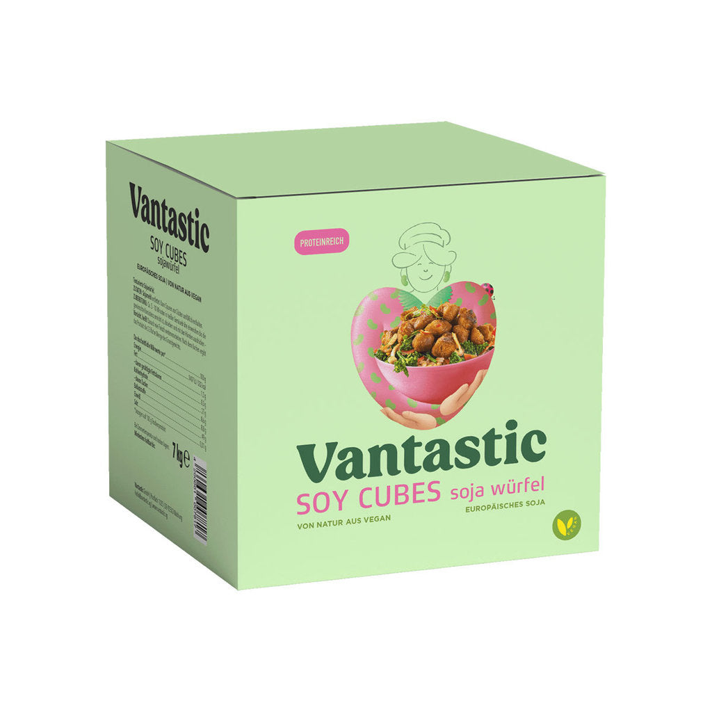Vantastic "Soy Cubes" Sojawürfel, 7 kg
