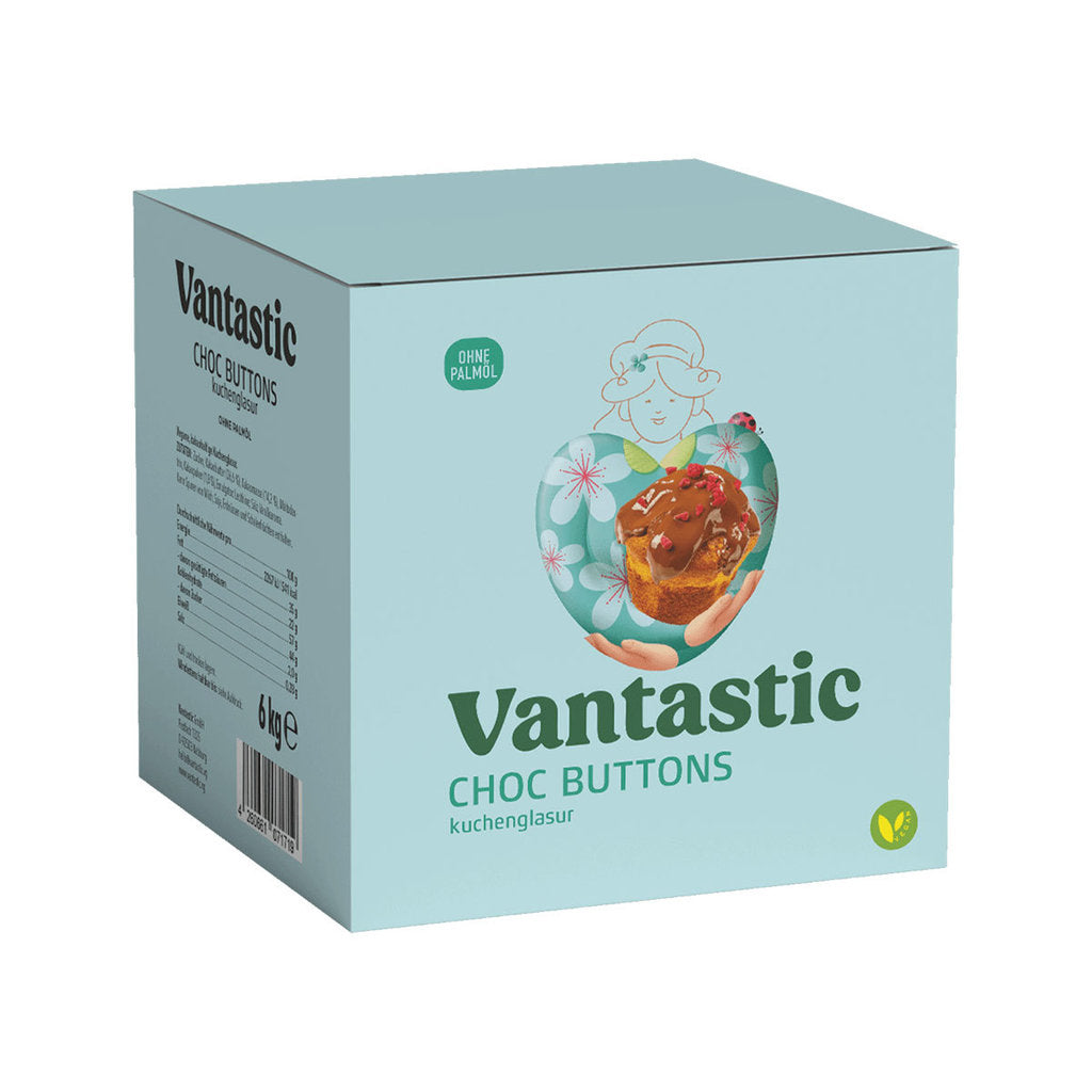 Vantastic Choc Buttons, vegan, 6 kg