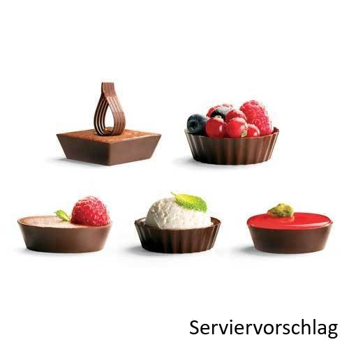 Schokoladen-Schalen "Petits Fours"