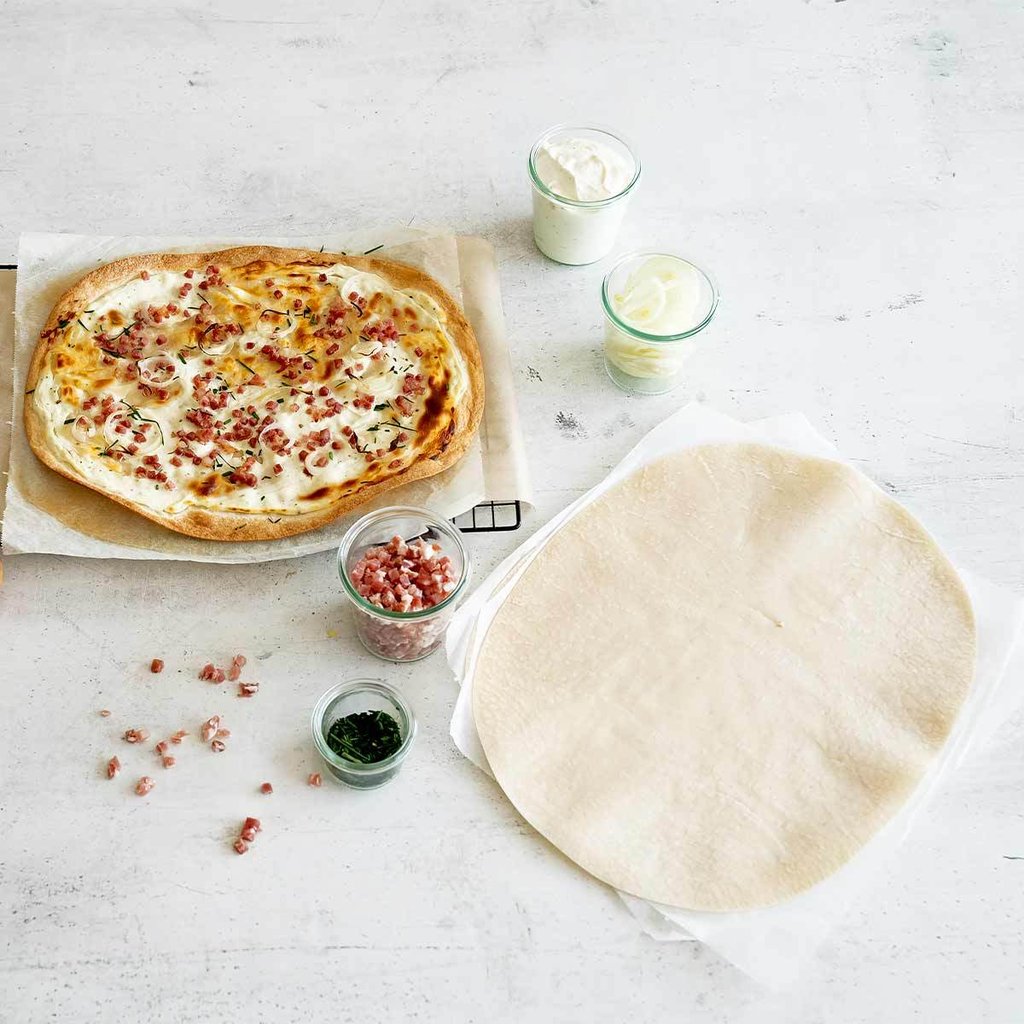 Flammkuchen-Teigboden "Premium", oval