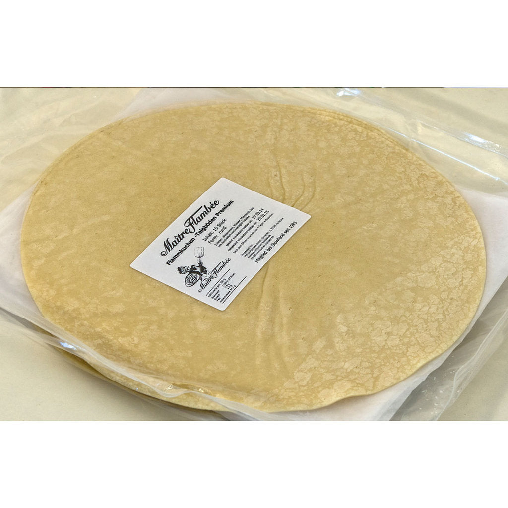 Flammkuchen-Teigboden "Premium", rund