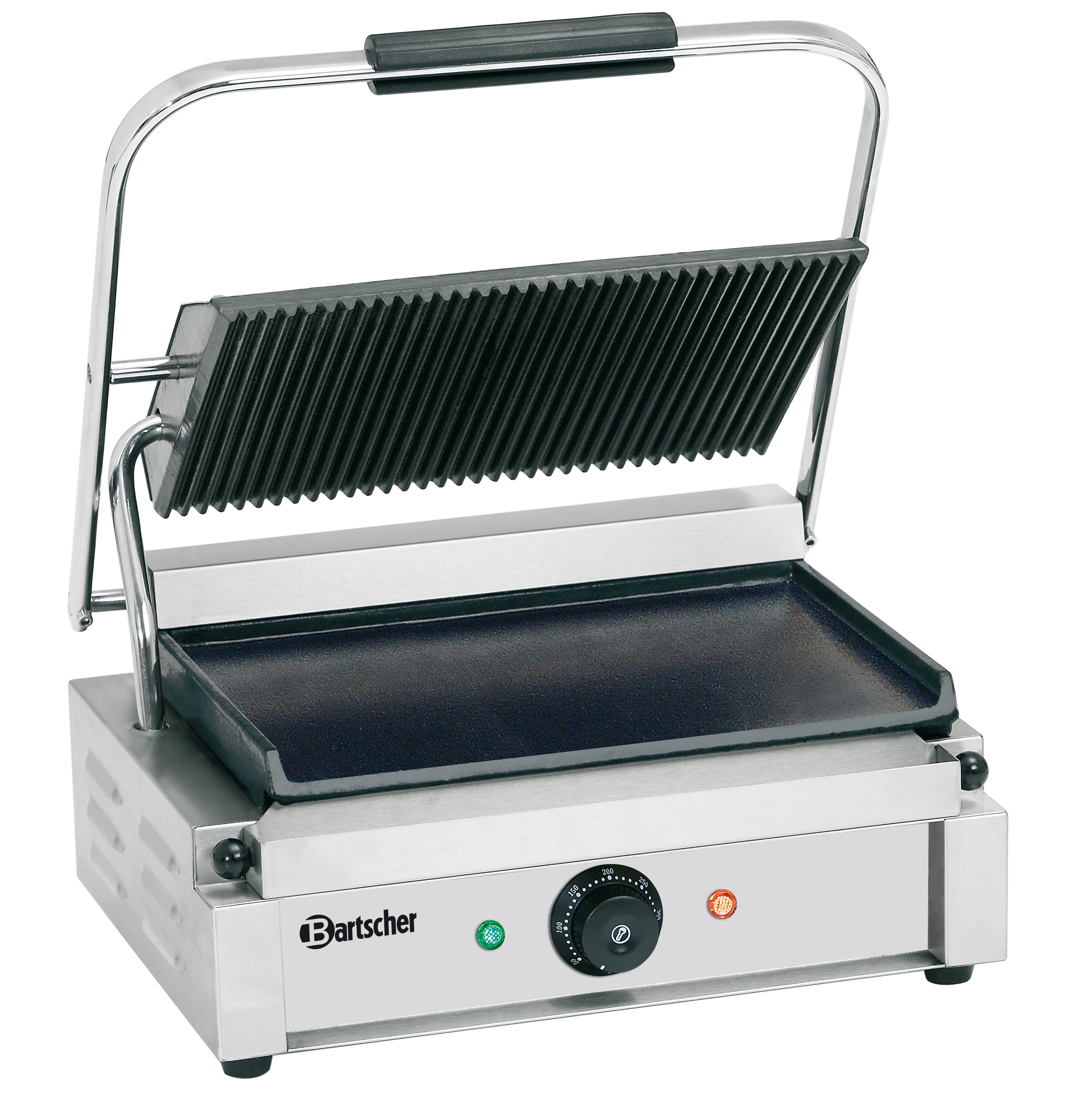 Elektrogrill für mit glatter Unterseite