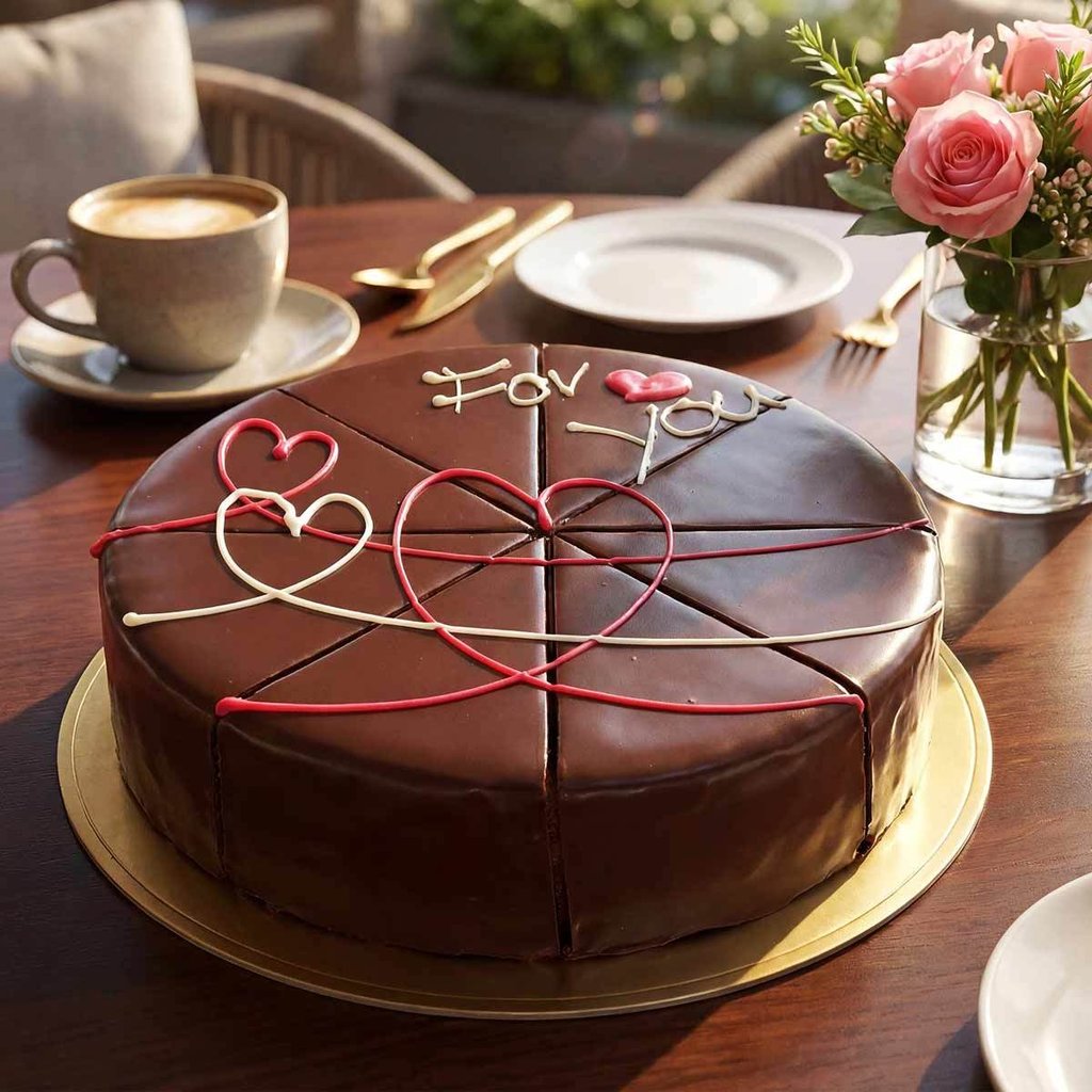 Desserttorte "For you"