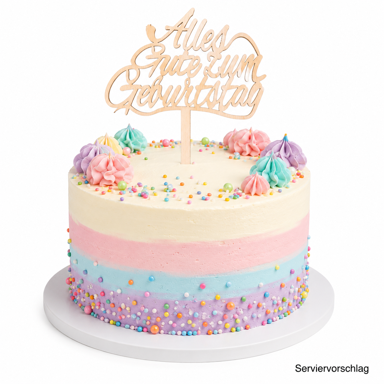 Cake-Topper, Holz