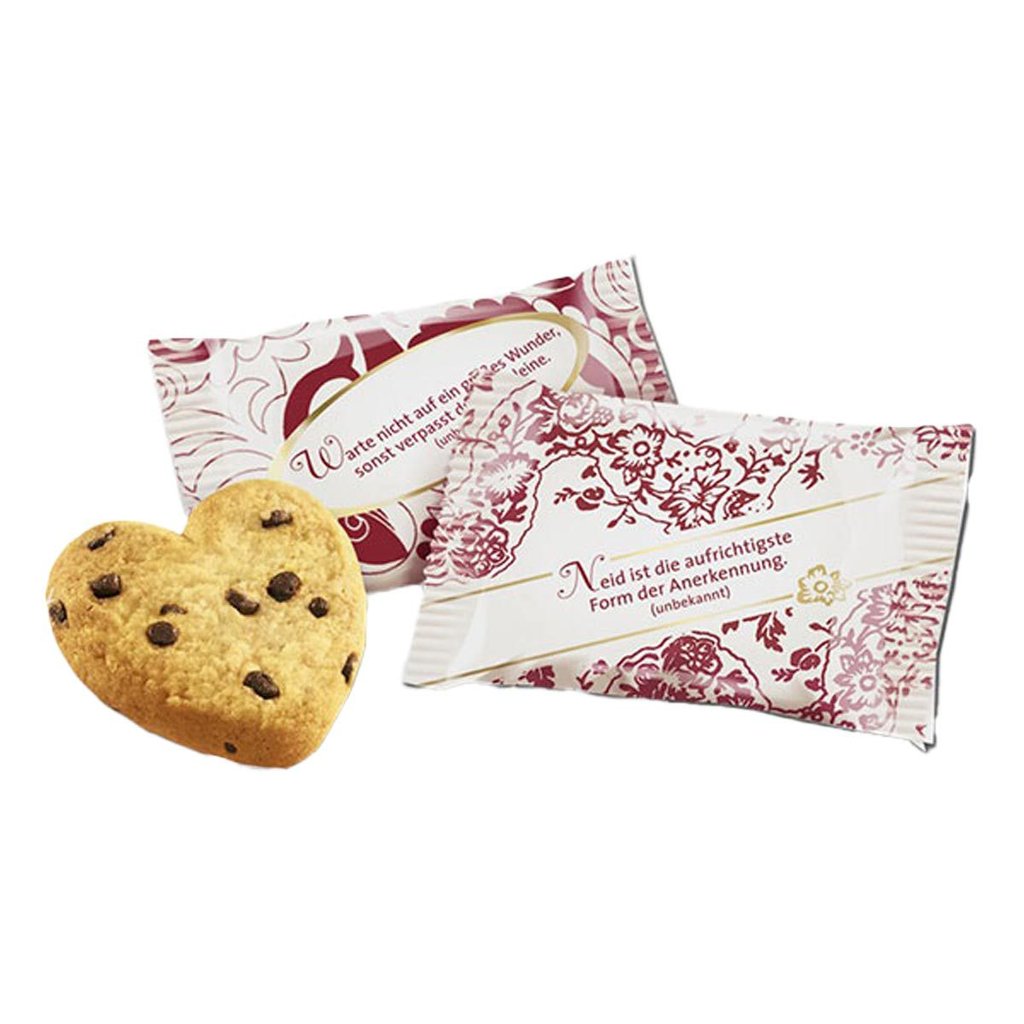 Coppenrath Cookie-Herzen Choco, einzeln verpackt