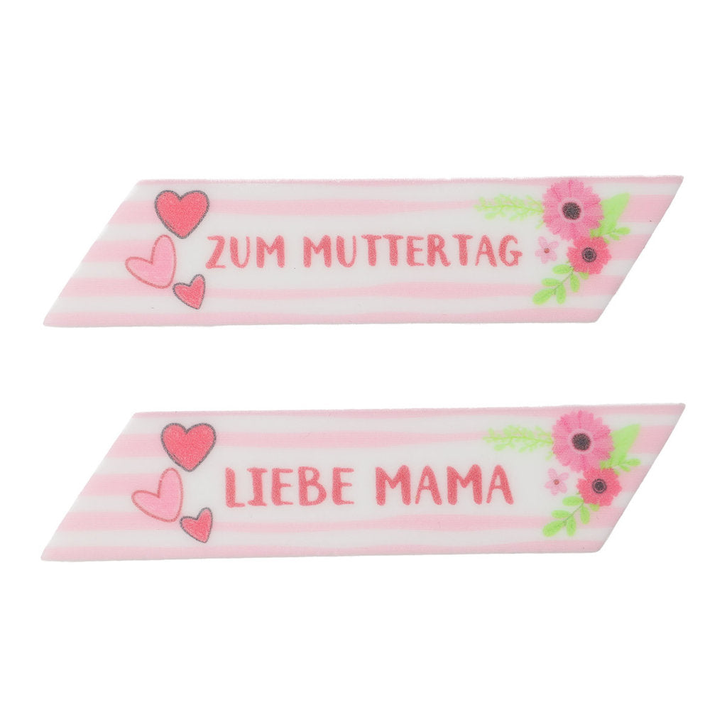 Zucker-Dekor-Streifen "Muttertag"