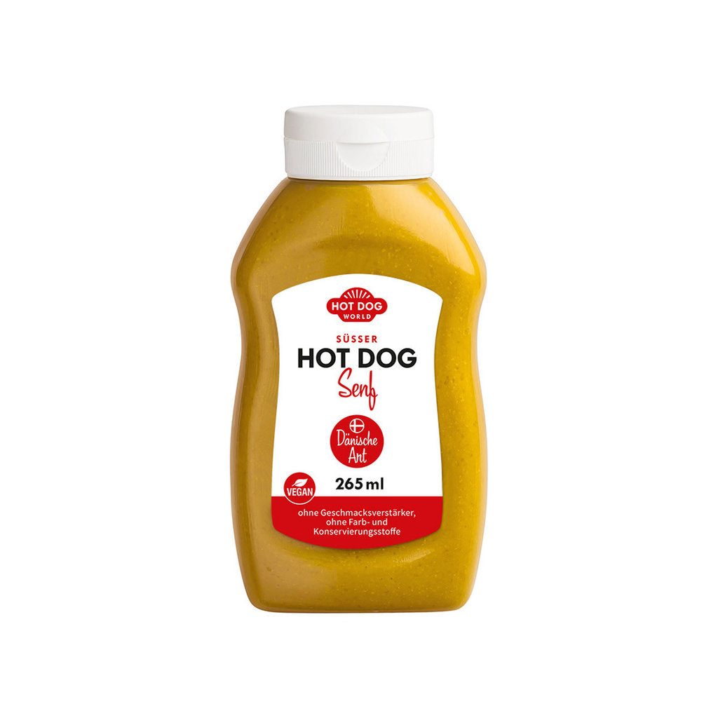 Süßer Hot Dog Senf "Dänische Art"