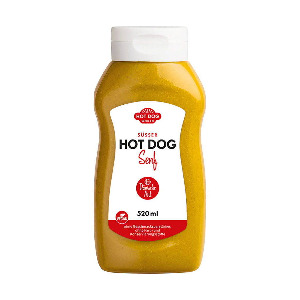 Süßer Hot Dog Senf "Dänische Art"