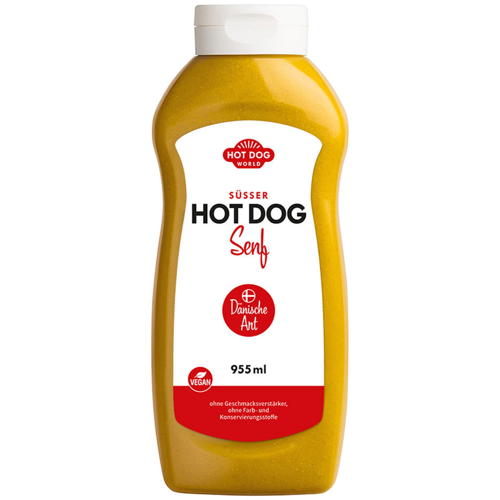 Süßer Hot Dog Senf "Dänische Art"