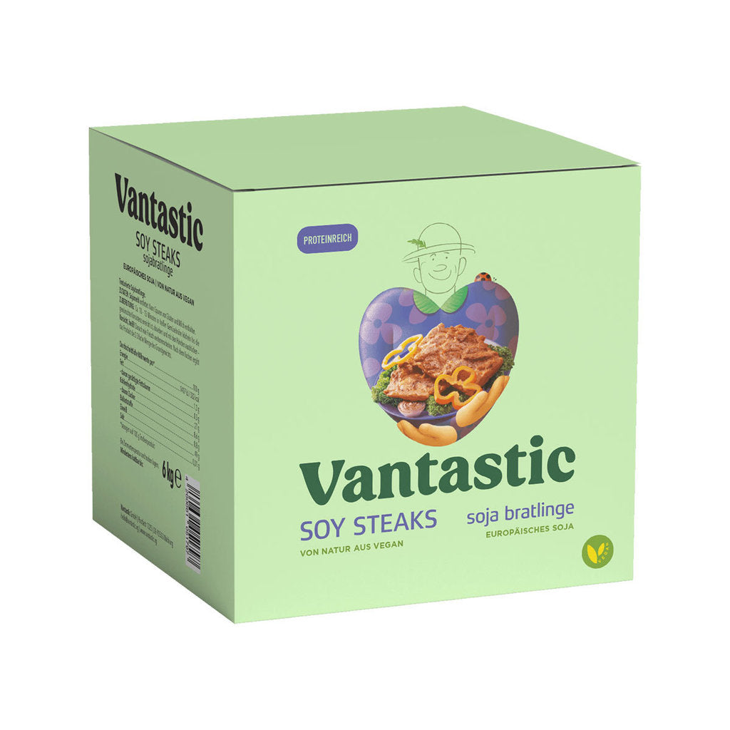Vantastic "Soy Steaks" Sojabratlinge, 6 kg