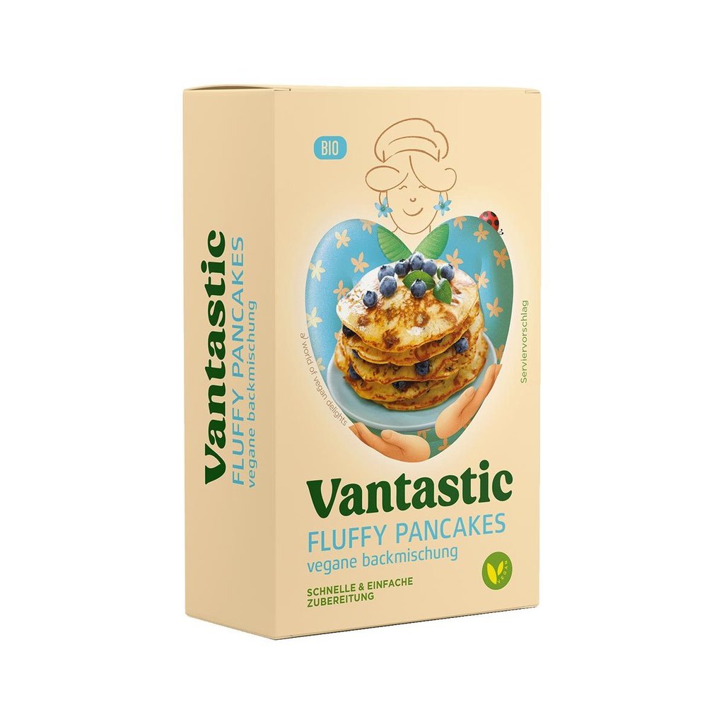 Bio Vantastic Fluffy Pancakes Backmischung, vegan