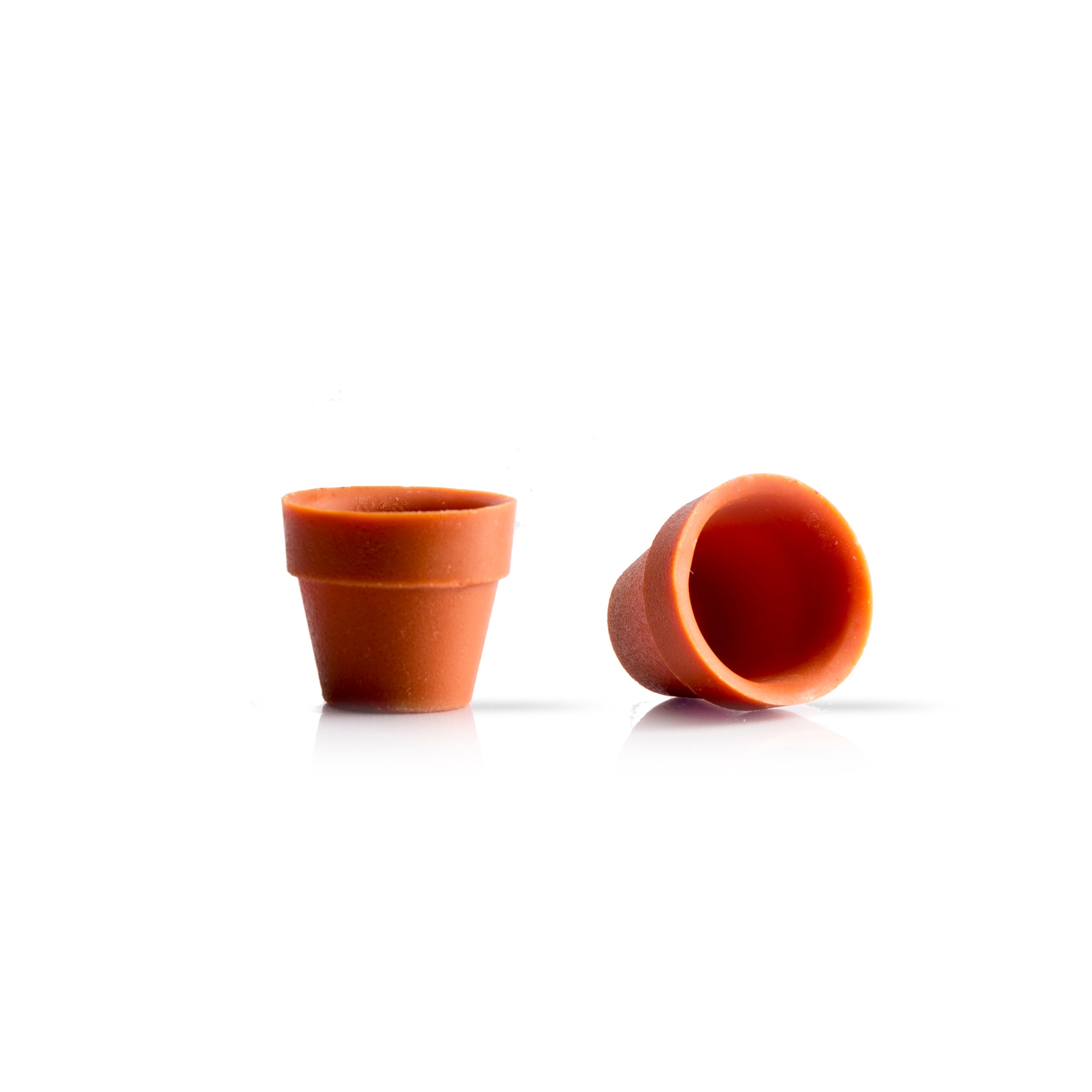 Schokoladen-Schale in Blumentopf-Form