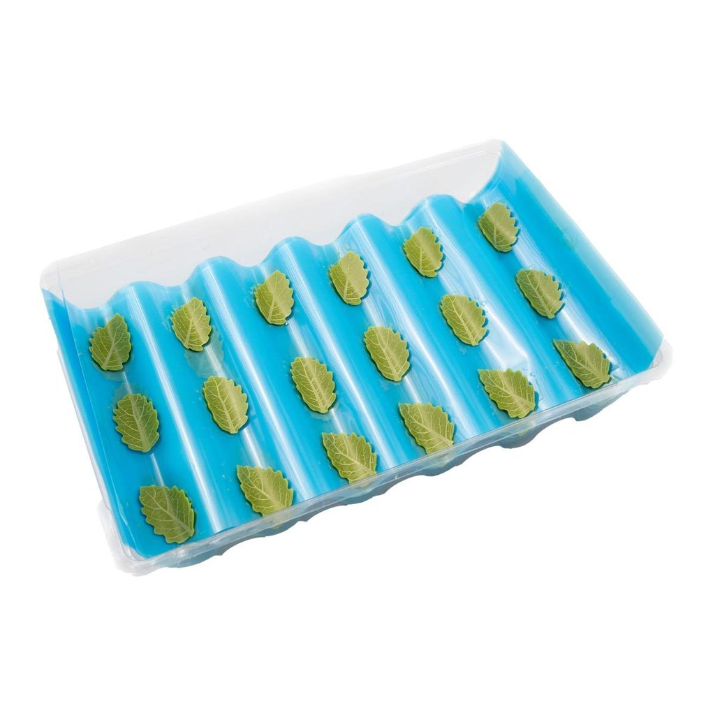 Dekor "Curvy leaf green"