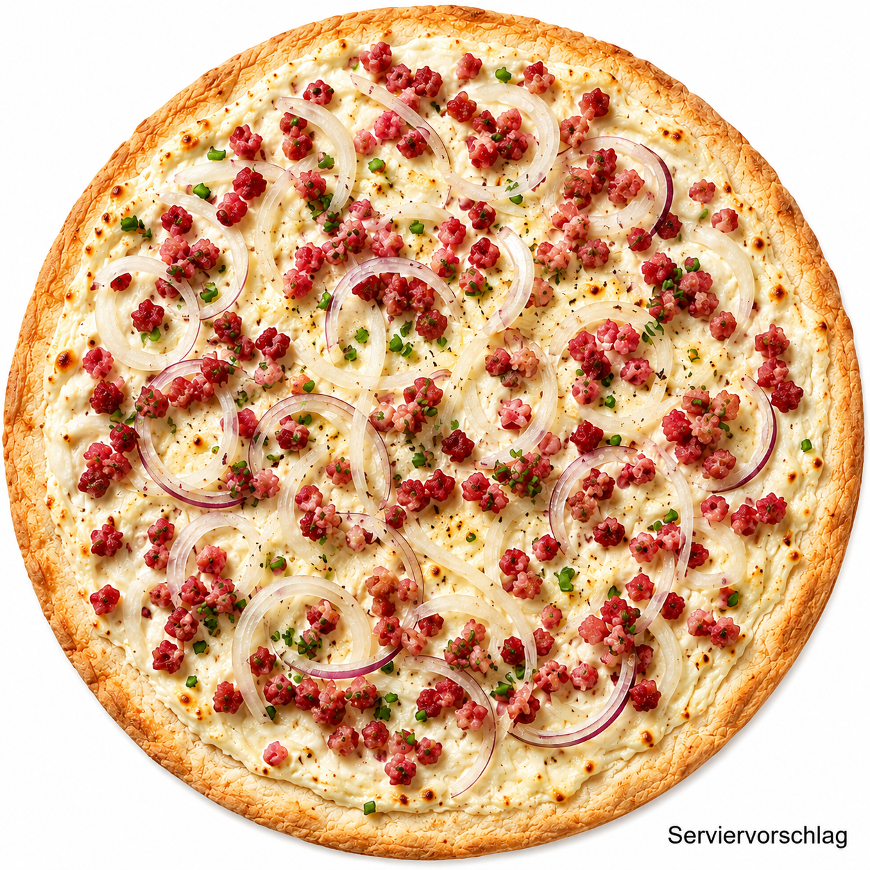 Flammkuchen-Teigboden, rund, Ø 25 cm
