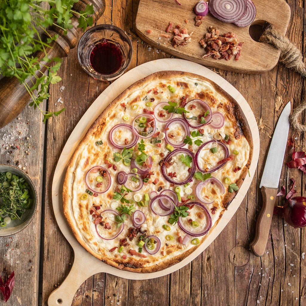 Flammkuchen-Teigboden "Premium", oval