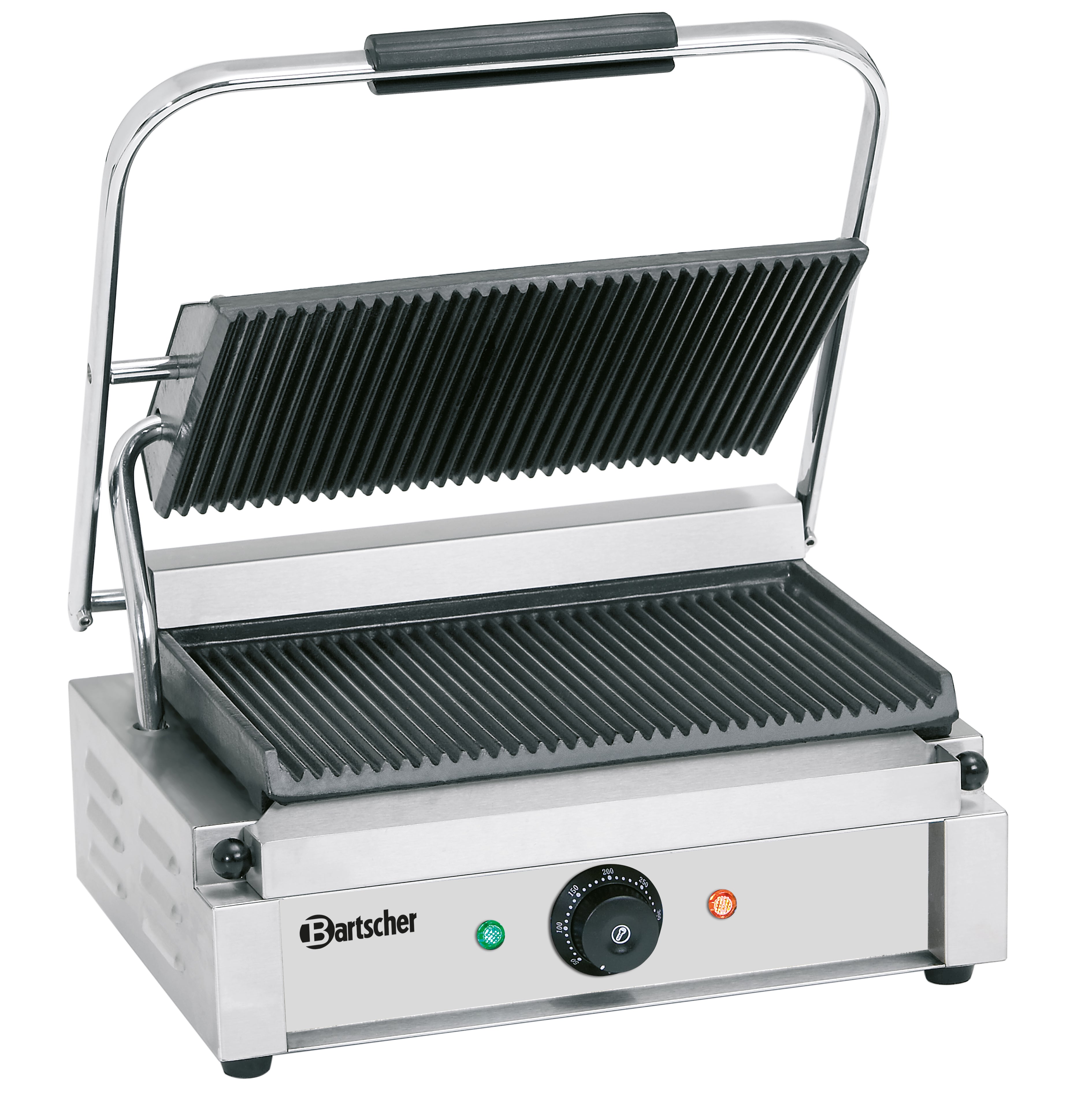 Kleiner Elektrogrill für Paninis, Fleisch und Gemüse