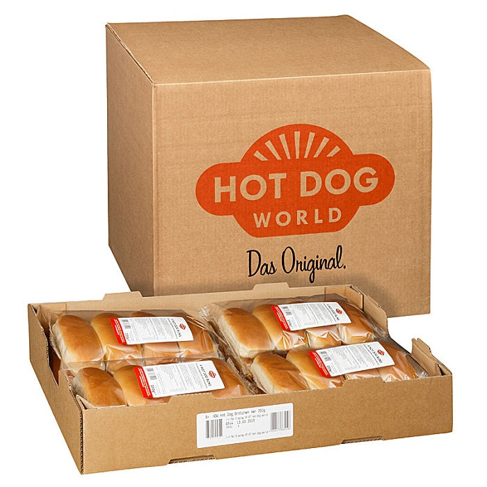 Große Hot-Dog-Brötchen nach US-Rezept – vorgeschnitten & ohne Konservierungsstoffe