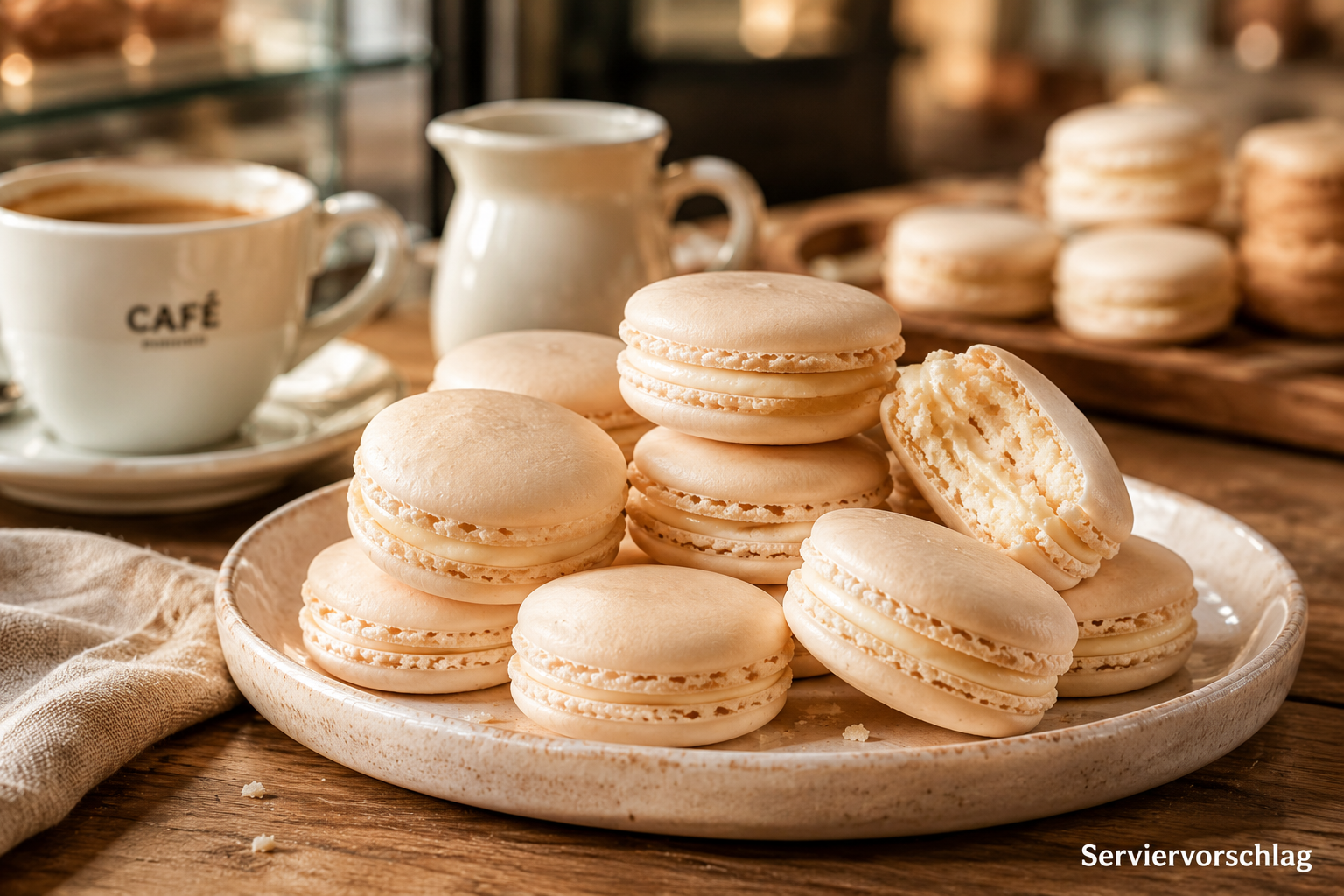 Premium-Macarons "Vanille"