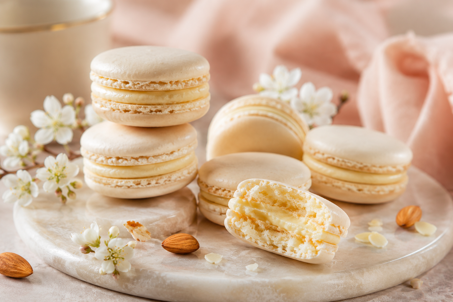 Premium-Macarons "Vanille"
