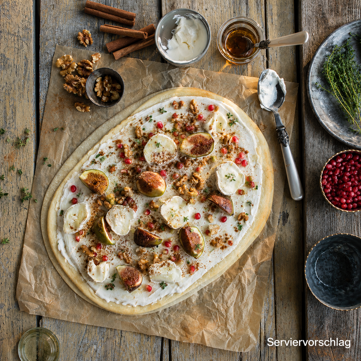 Flammkuchen-Teigboden "Premium", oval