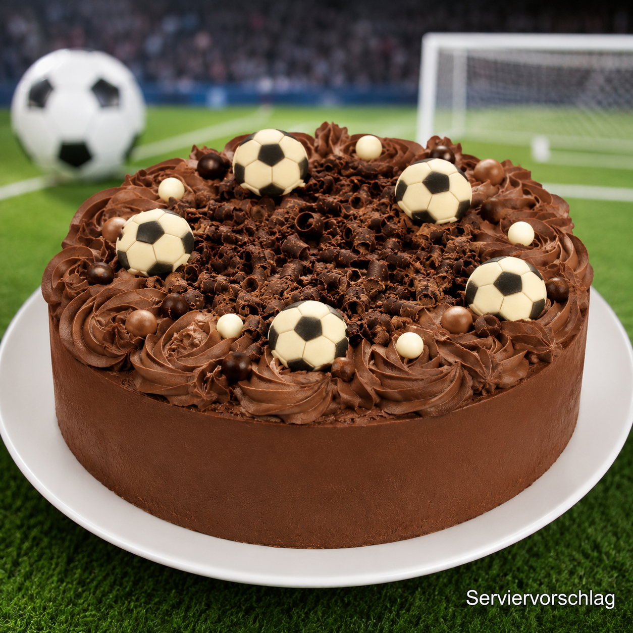 Esspapieraufleger "Fußball"
